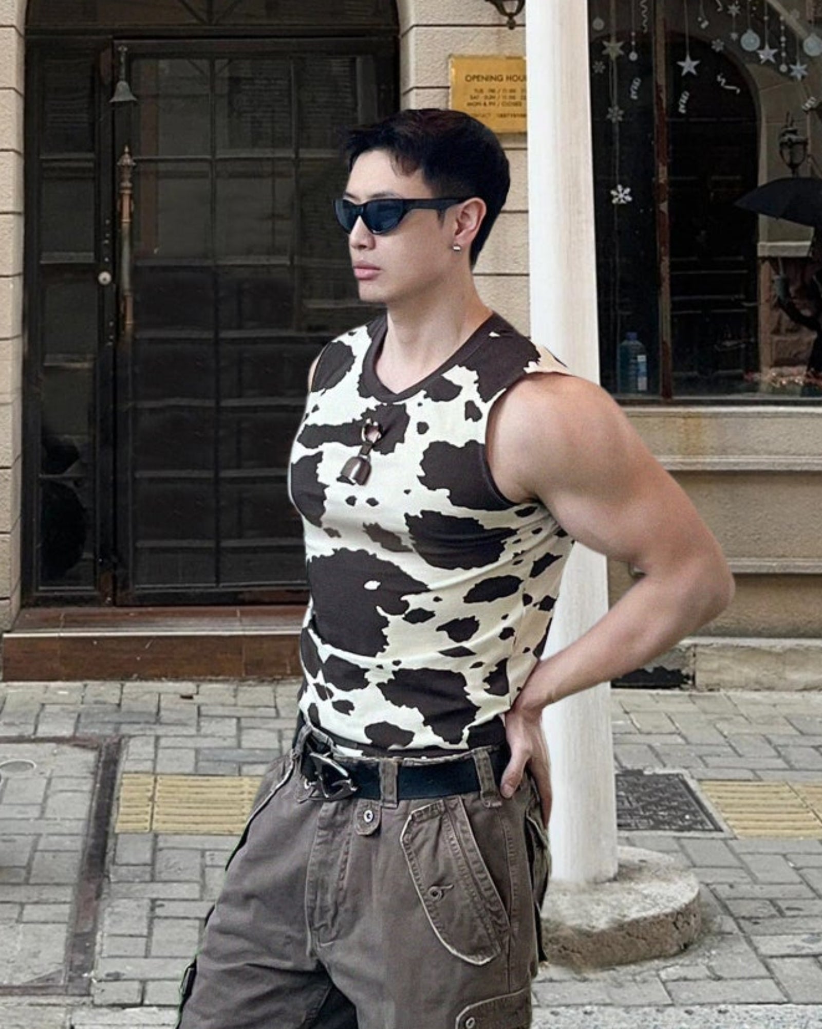 Cow Print Tank Top - product view 6