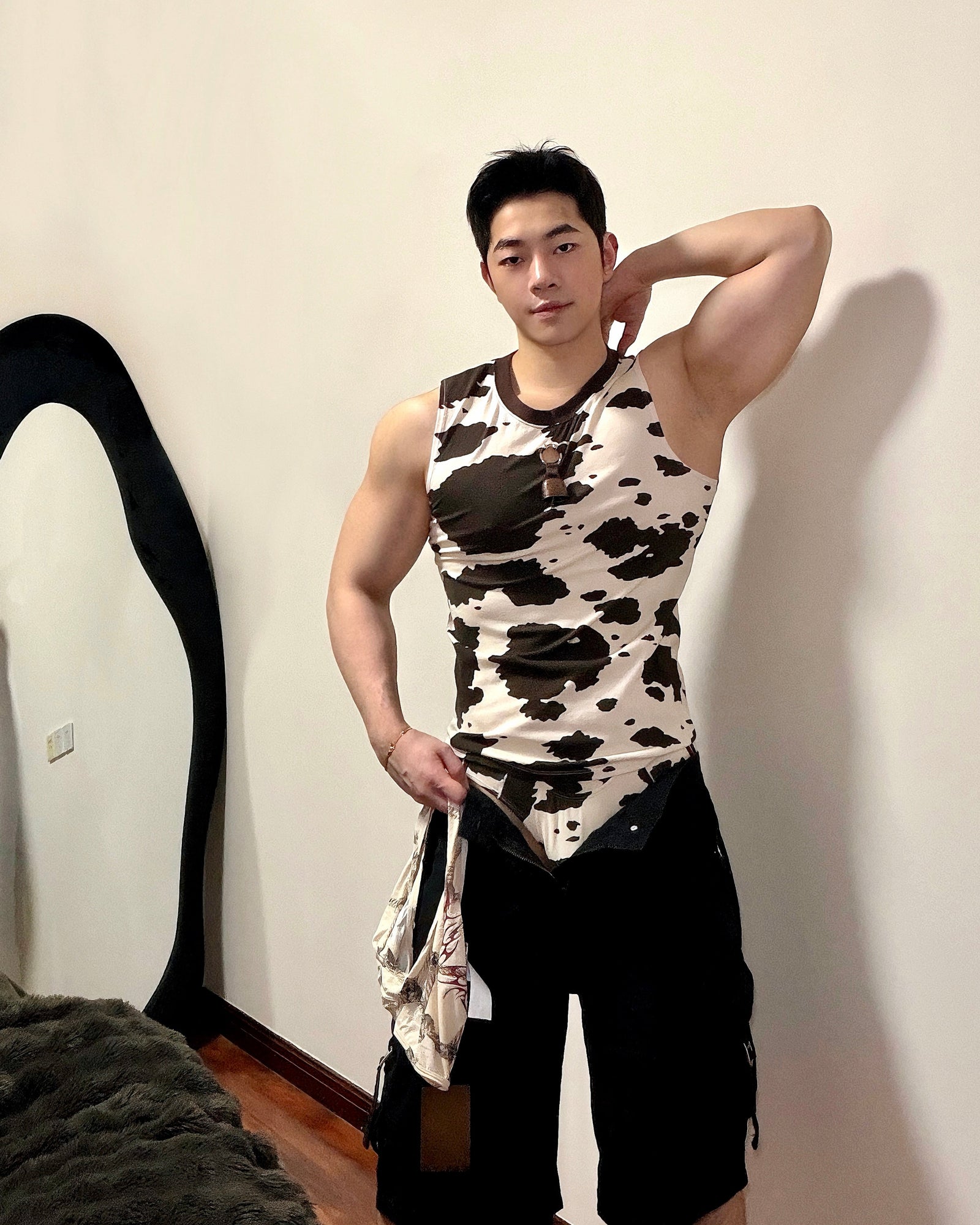 Cow Print Tank Top - product view 8