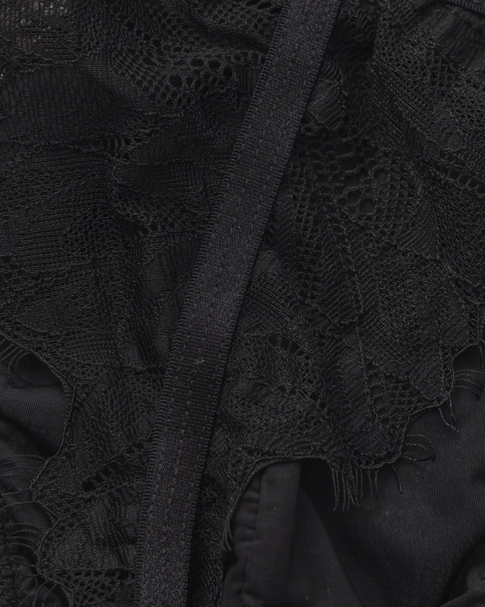 Ruffle Lace Double-Strap Thong - product view 14