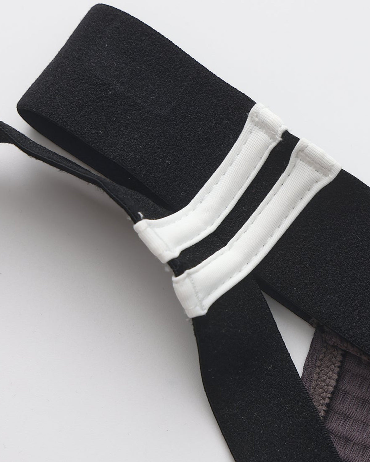 BSZN Net Breaker Cutout Mesh Brief, black contrast side-strap detail