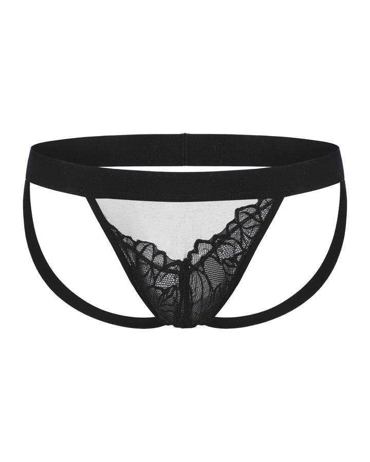 Layered Lace Double-Strap Thong - product view 1