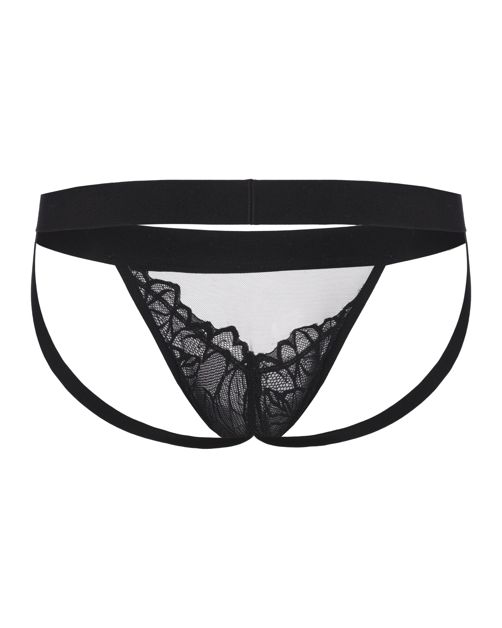 Layered Lace Double-Strap Thong - product view 5