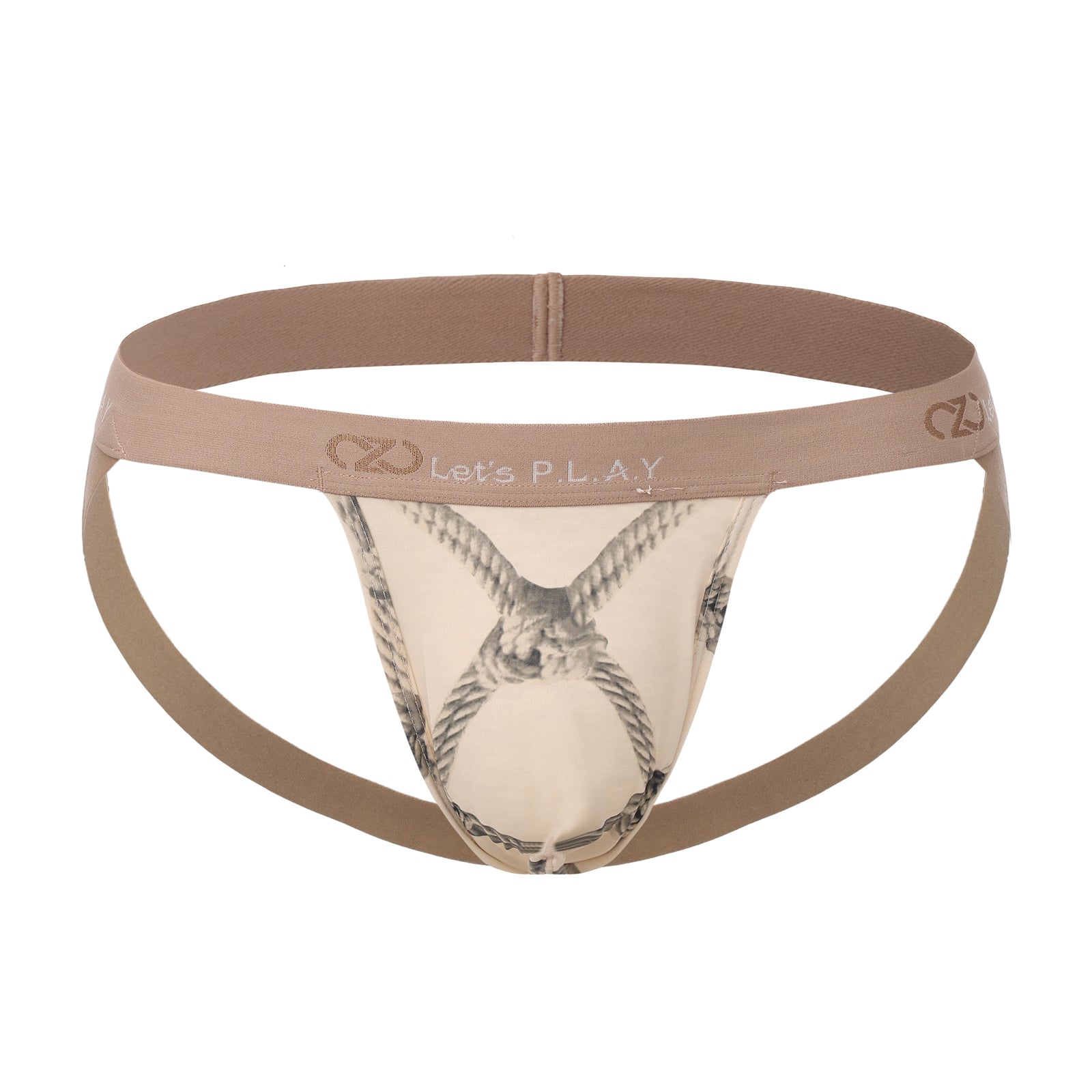 Bound Graphic Double-Strap Jockstrap - product view 1