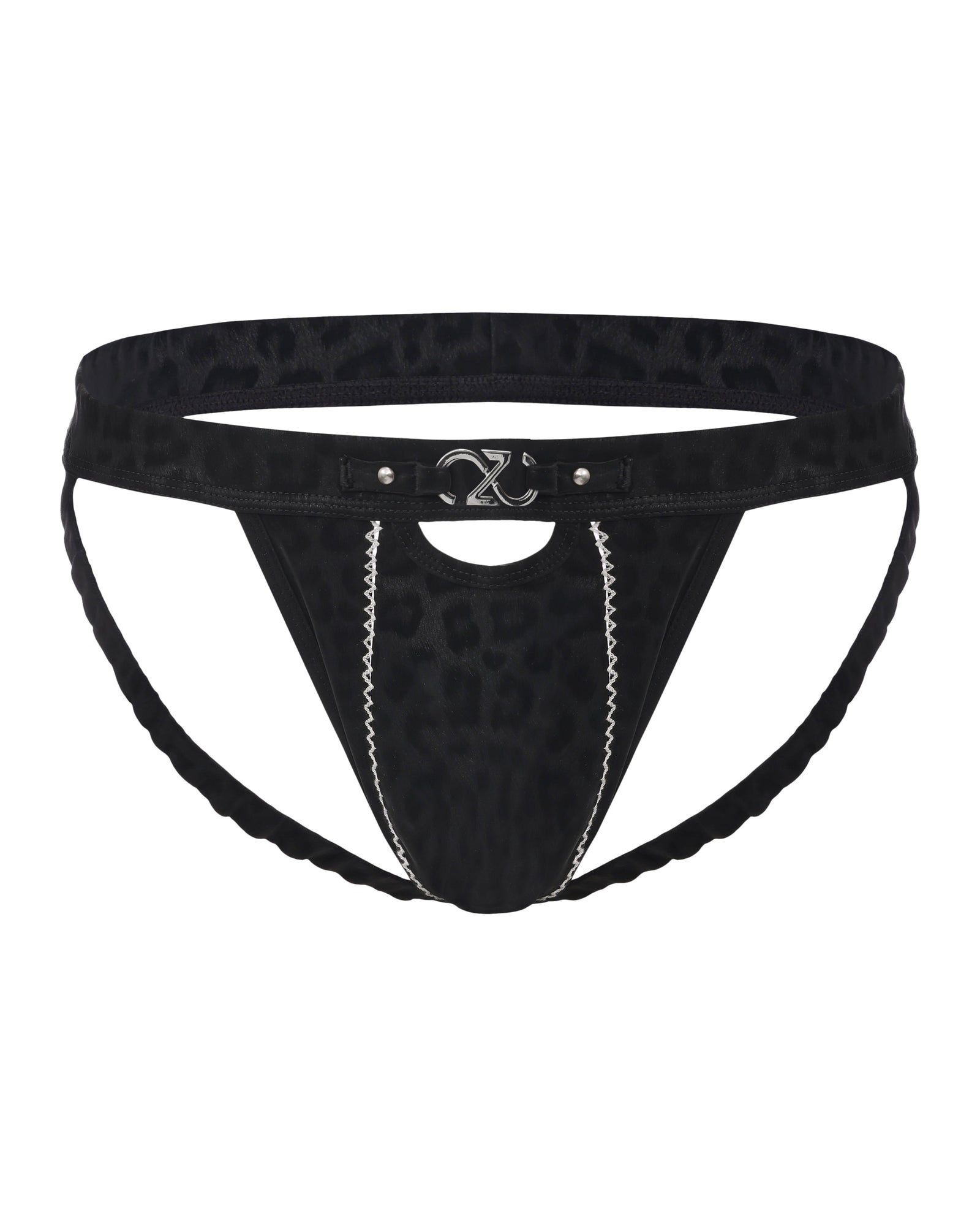 Leopard Harness Jockstrap - product view 1