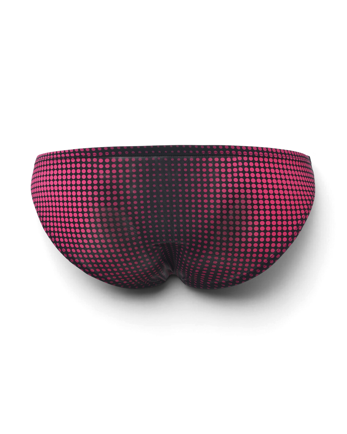 BSZN Gradient Dot Brief — Pink back product view.