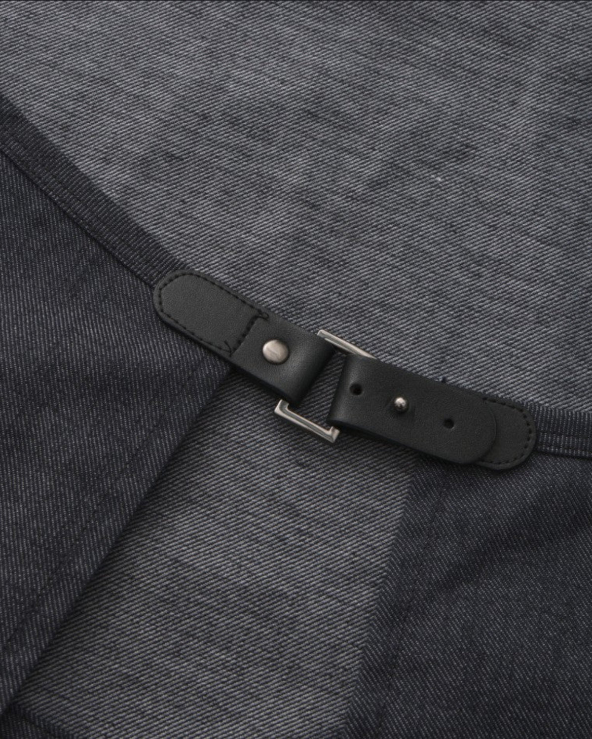 Cut-Chest Leather-Look Apron, alternate product view 7