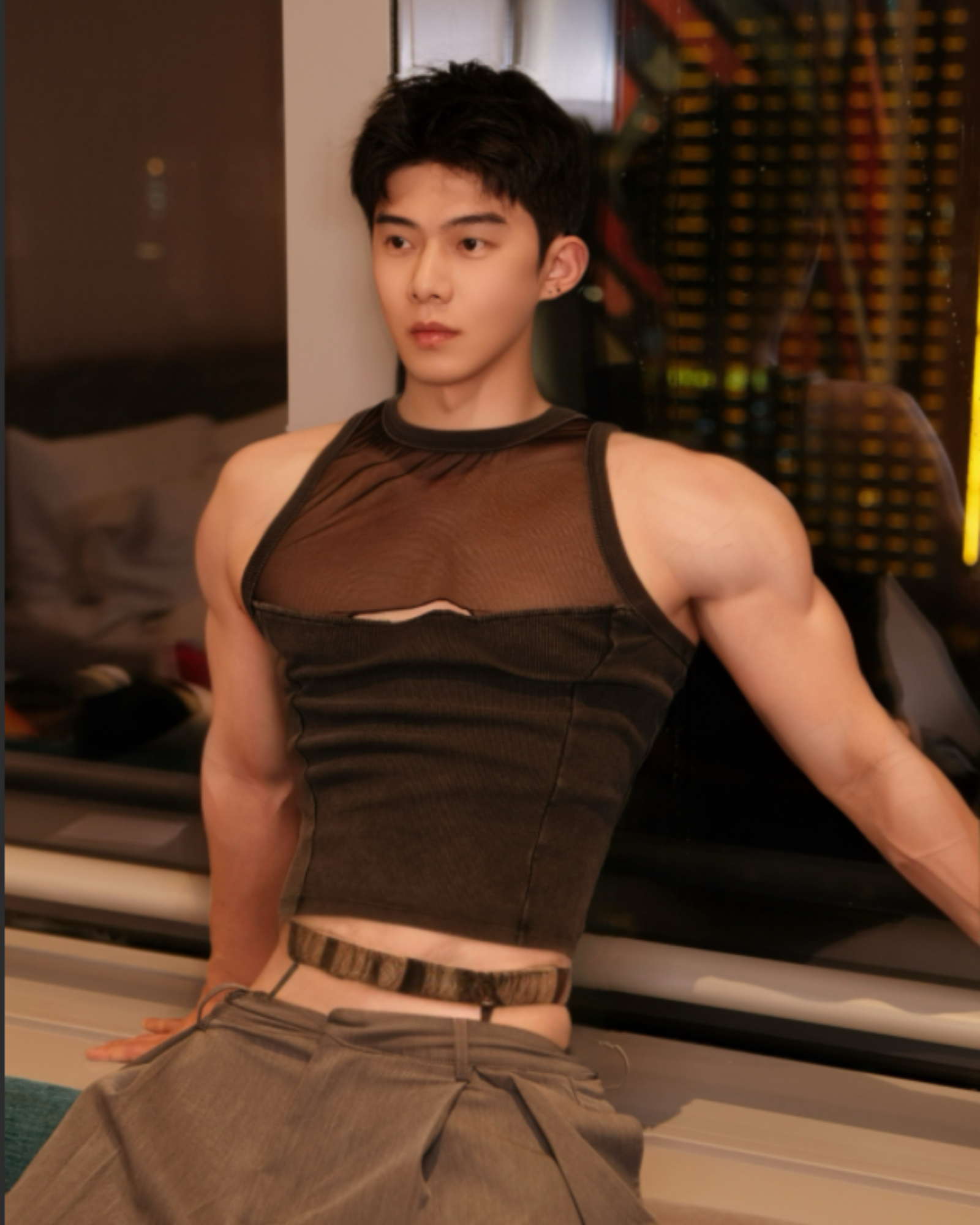 Washed Double-Waist Brief - product view 13