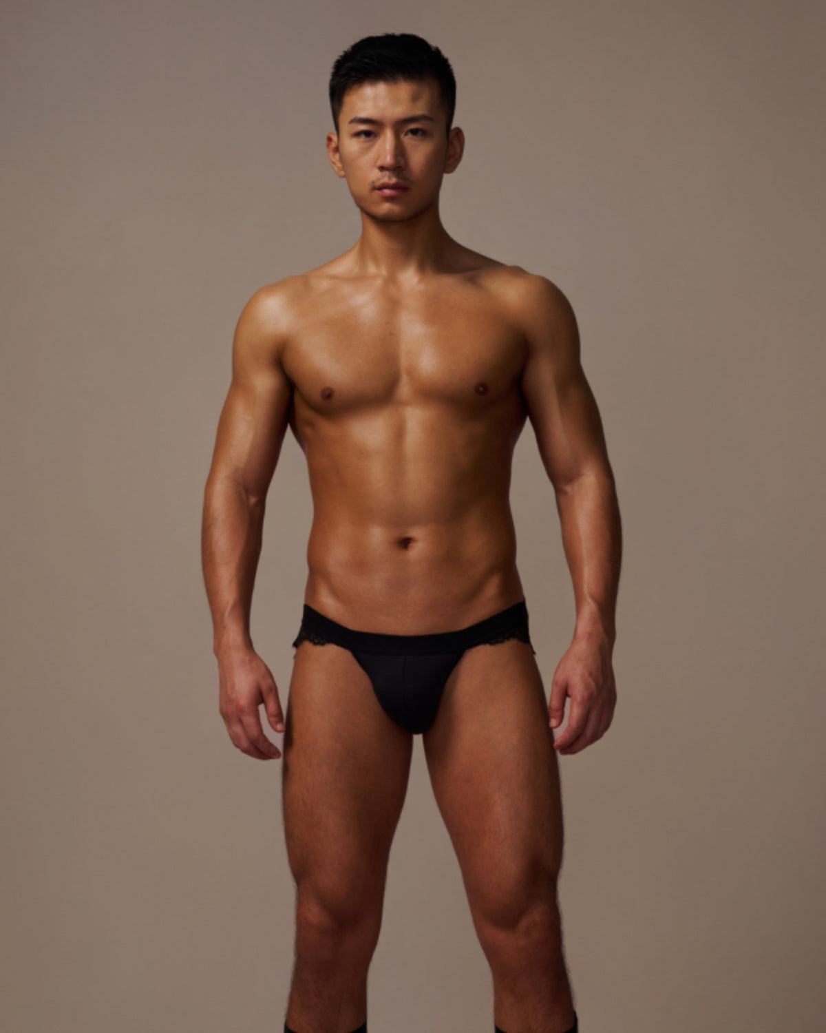 Scalloped Lace Jockstrap
