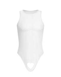 Check Mesh Cutout Bodysuit, alternate product view 3