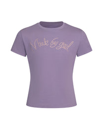 Made by God Crystal T-Shirt, alternate product view 2