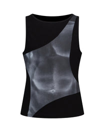 X-Ray Muscle Print Tank Top, alternate product view 4