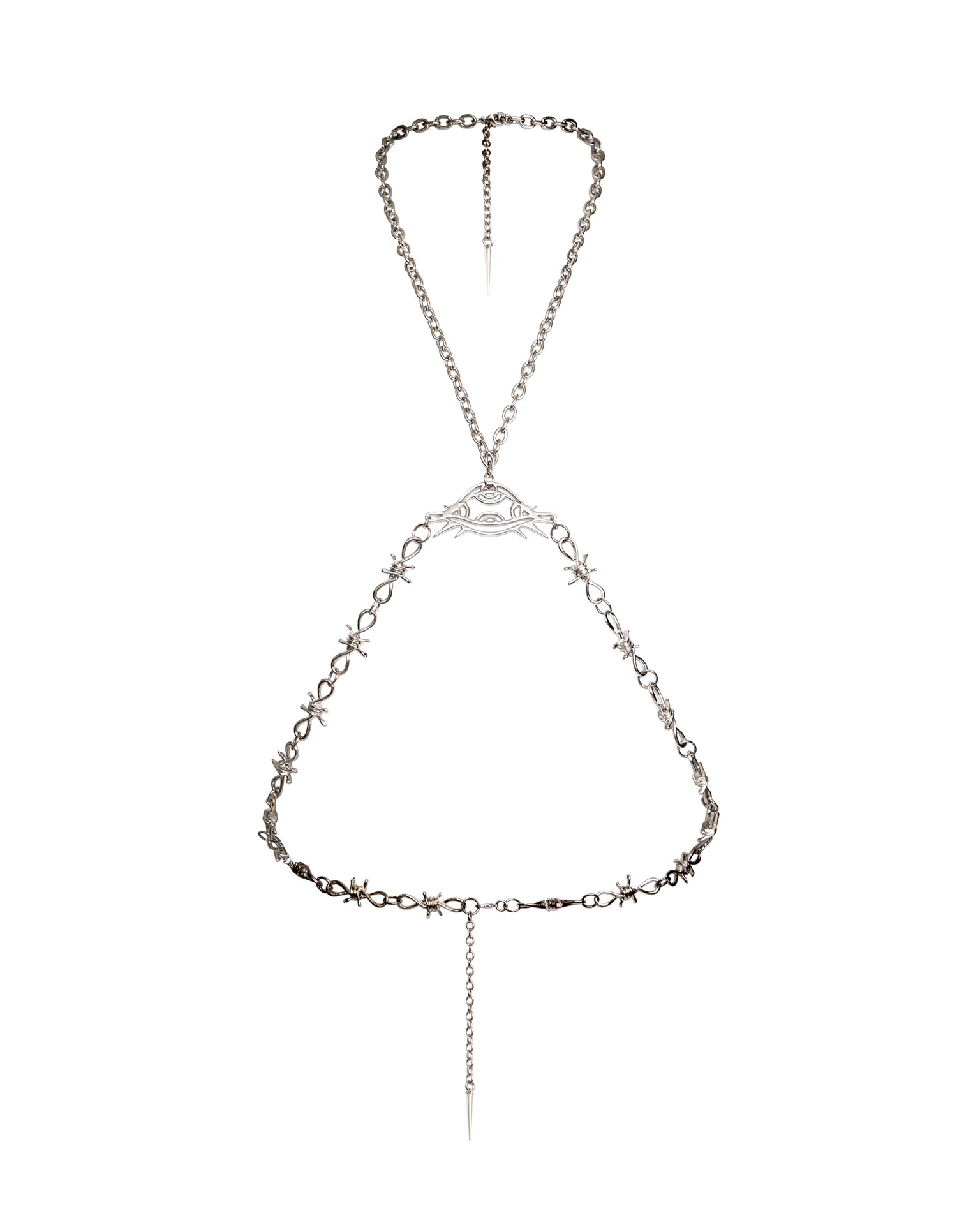 Eye of Thorns Body Chain with all-seeing-eye centerpiece