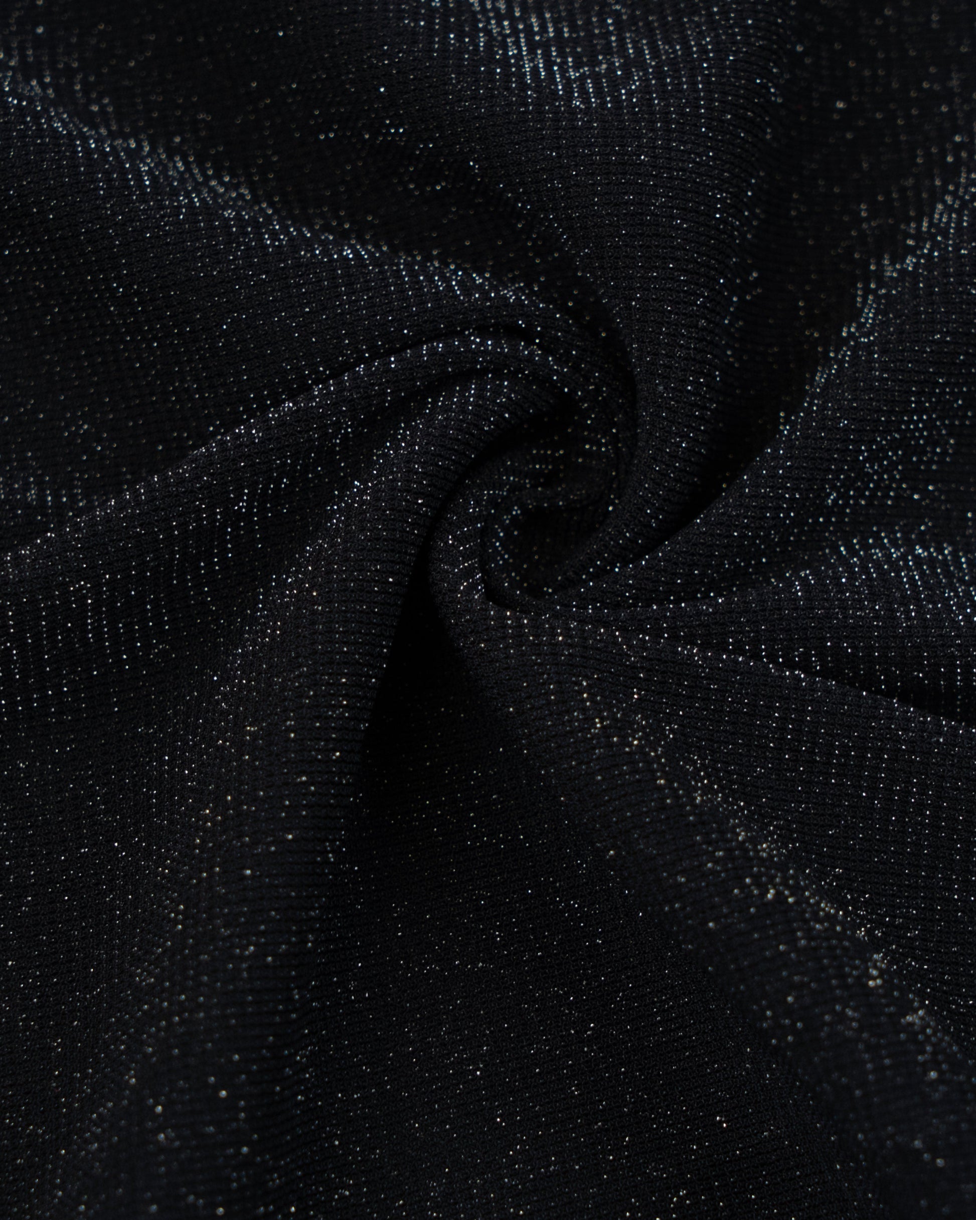Lace-Up Metallic Mesh Long-Sleeve Top, alternate product view 7
