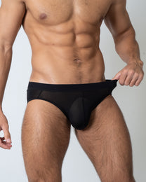 Cross-Strap Cutout Brief - product view 3