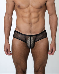 Check Mesh Boxer Brief, alternate product view 4