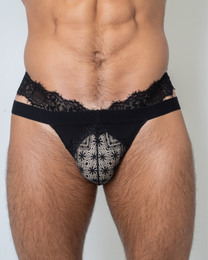 Lace Mesh Jockstrap, alternate product view 4