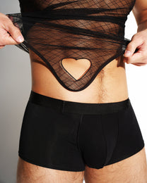 Check Mesh Cutout Bodysuit, alternate product view 5