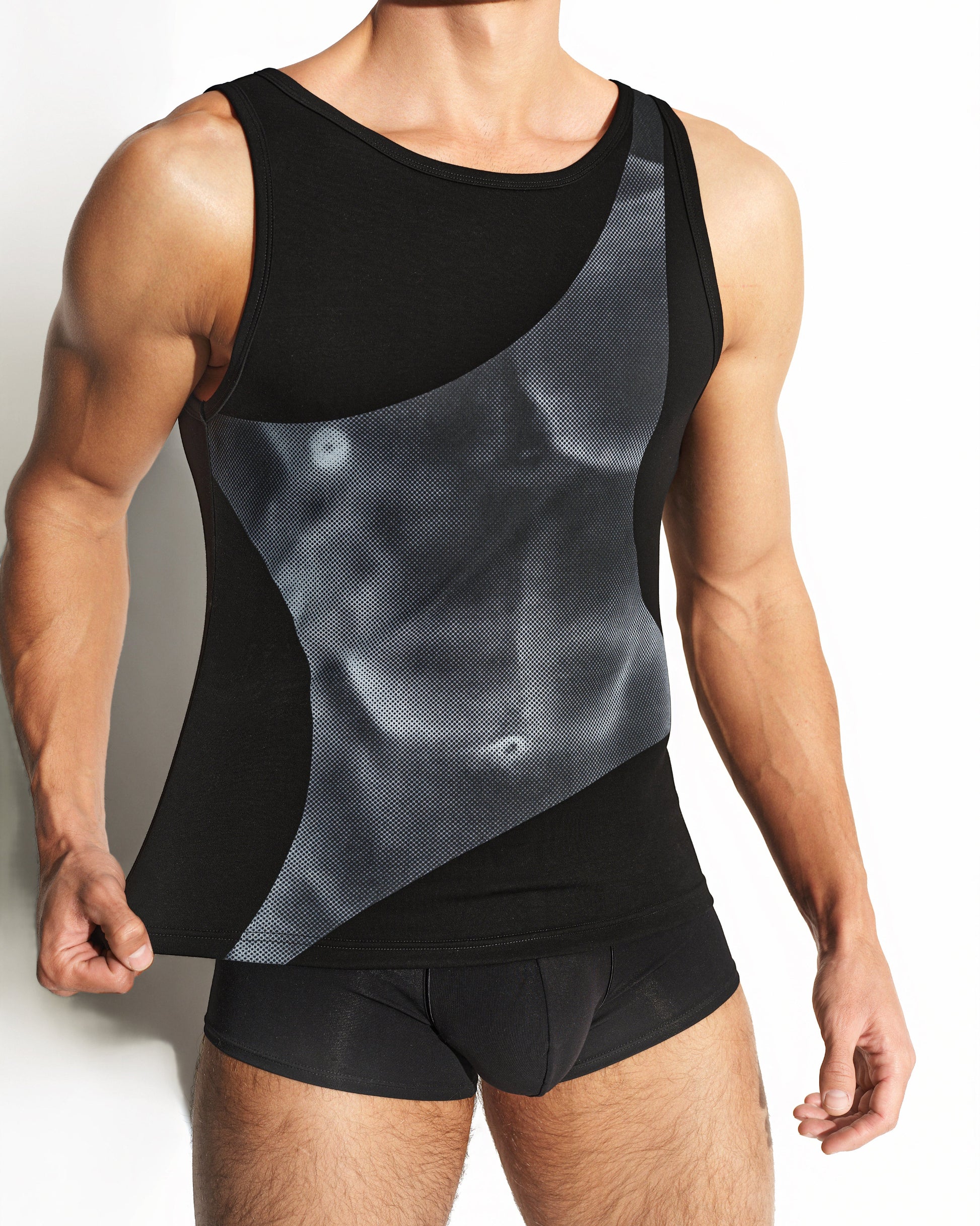 X-Ray Muscle Print Tank Top, alternate product view 3