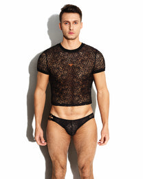 Paisley Lace Tee, alternate product view 3