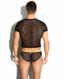 Paisley Lace Tee, alternate product view 4
