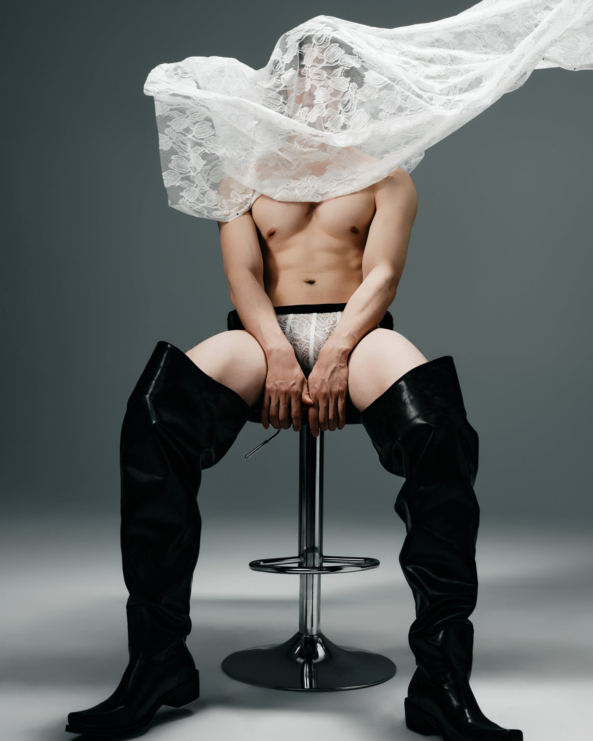Spliced Lace Brief - product view 7