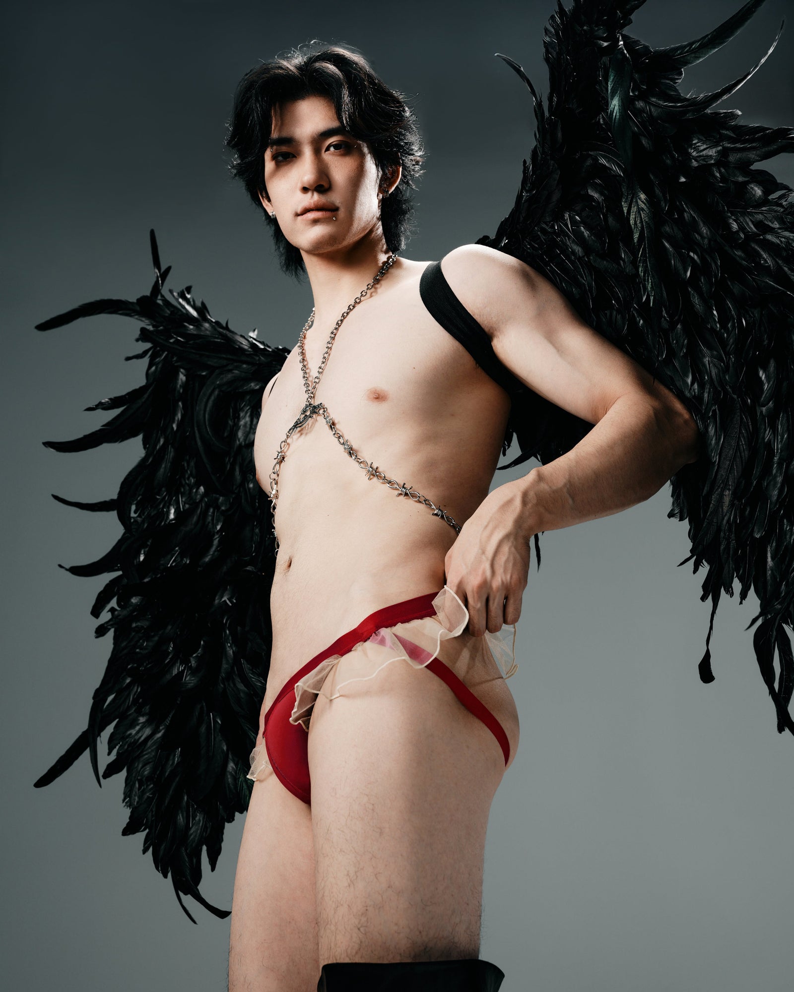 Low-Rise Ruffle Thong - product view 9