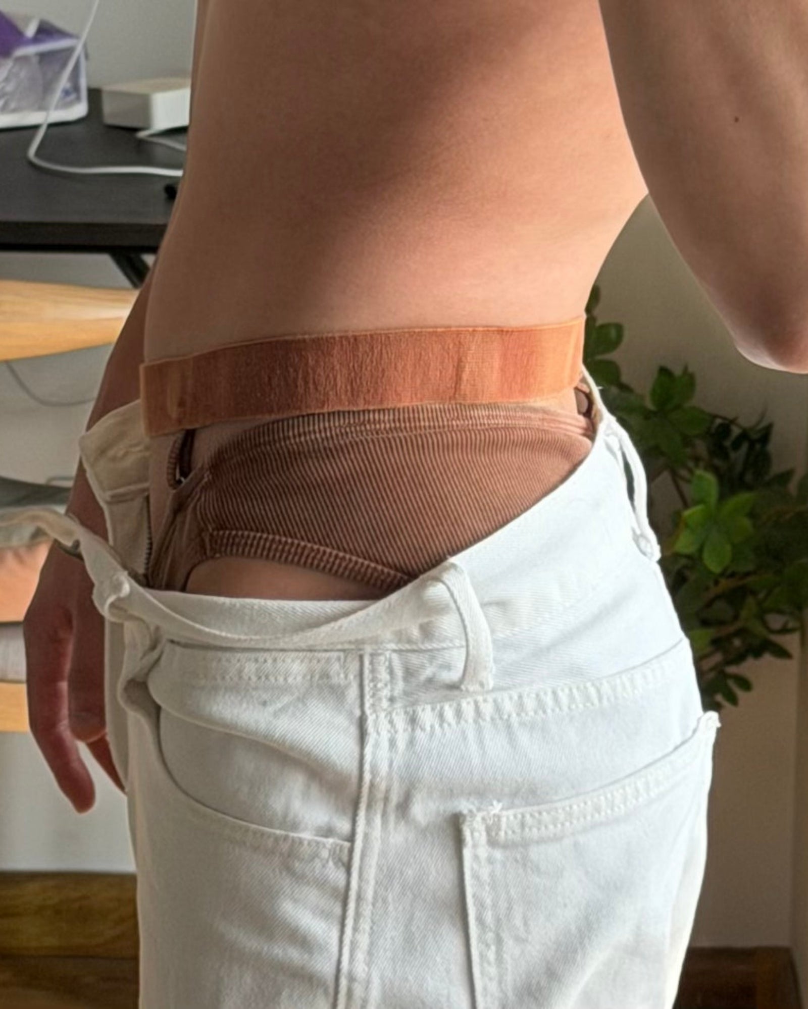 Washed Double-Waist Brief - product view 12