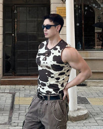 Cow Print Tank Top - product view 6