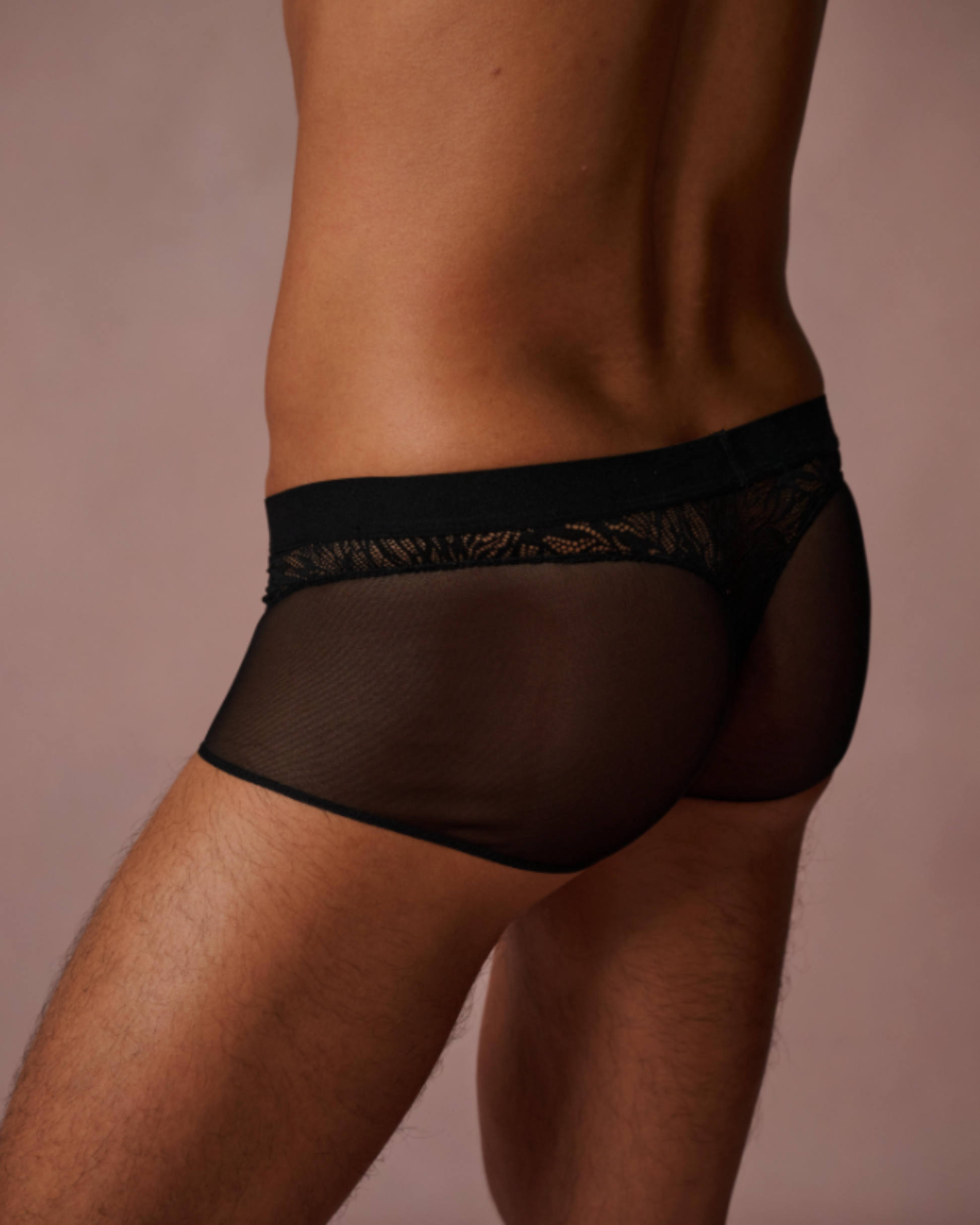 Layered Lace Boxer Jock, alternate product view 3
