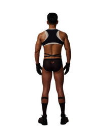 Heart Cutout Pinstripe Brief, alternate product view 6