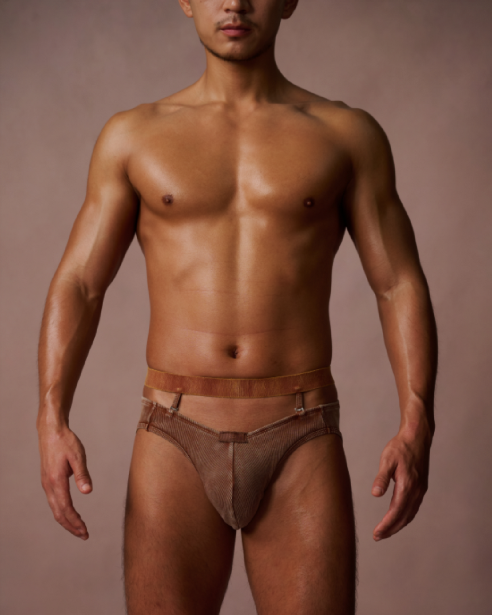 Washed Double-Waist Brief - product view 5