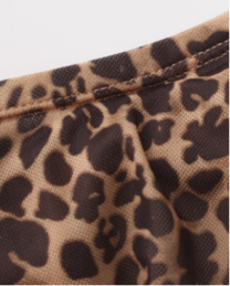 BSZN Animal-Print Cutout Mesh Thong, leopard waistband edge and pouch-seam detail
