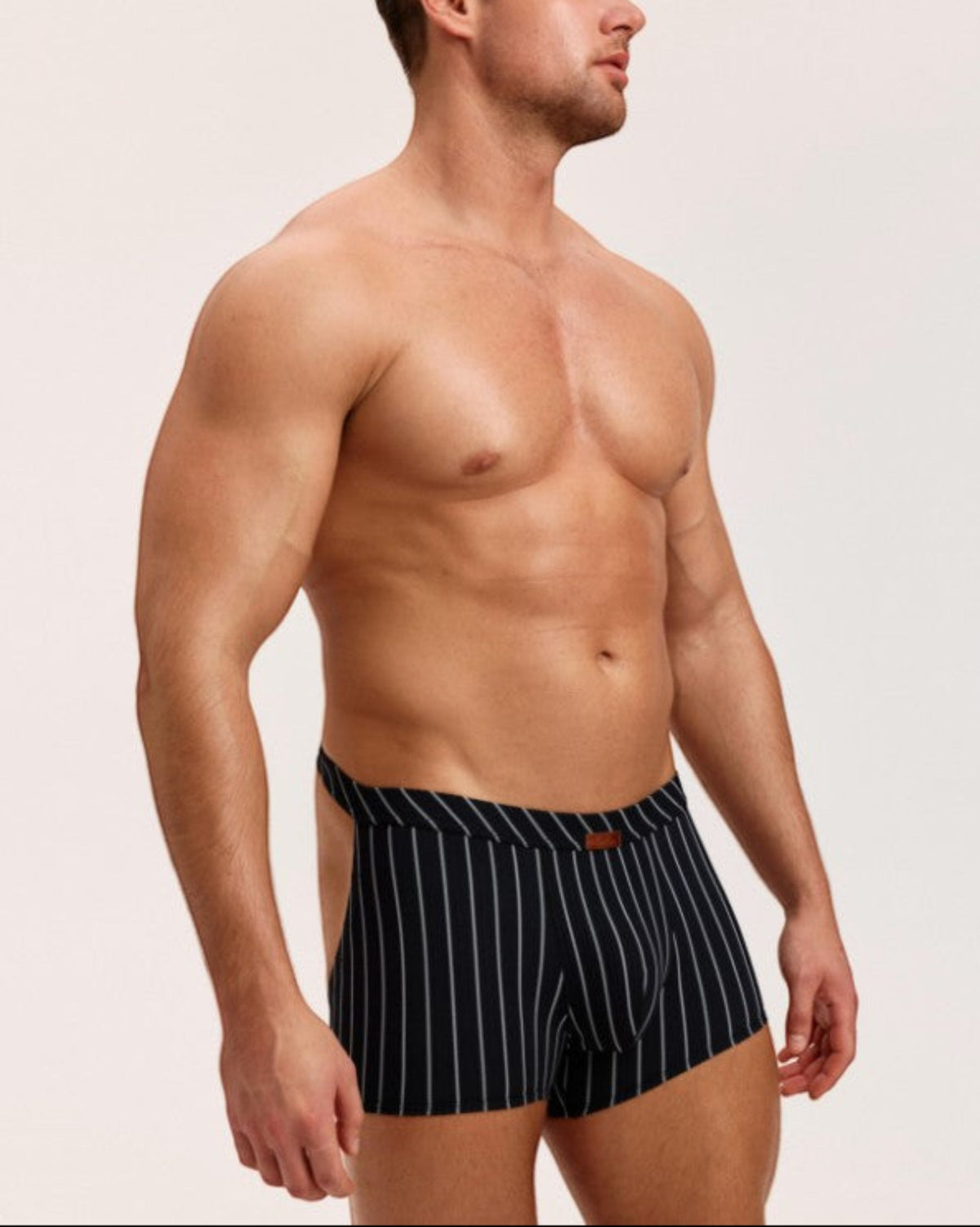 Two-Sided Player Stripe Boxer Jock