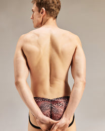 Leopard Splice Hybrid Jockstrap, alternate product view 5