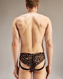 Leopard Splice Hybrid Jockstrap, alternate product view 8