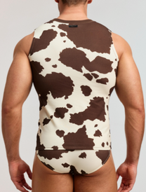 Cow Print Tank Top - product view 3