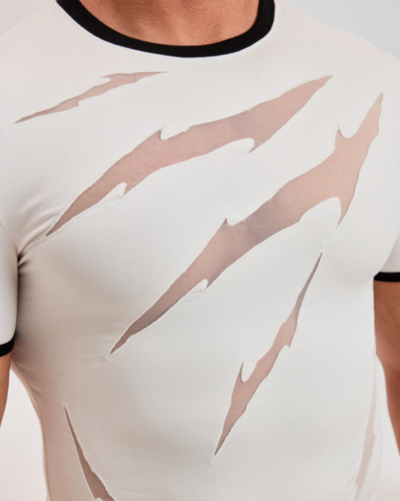 Claw Mark Distressed T-Shirt - product view 5