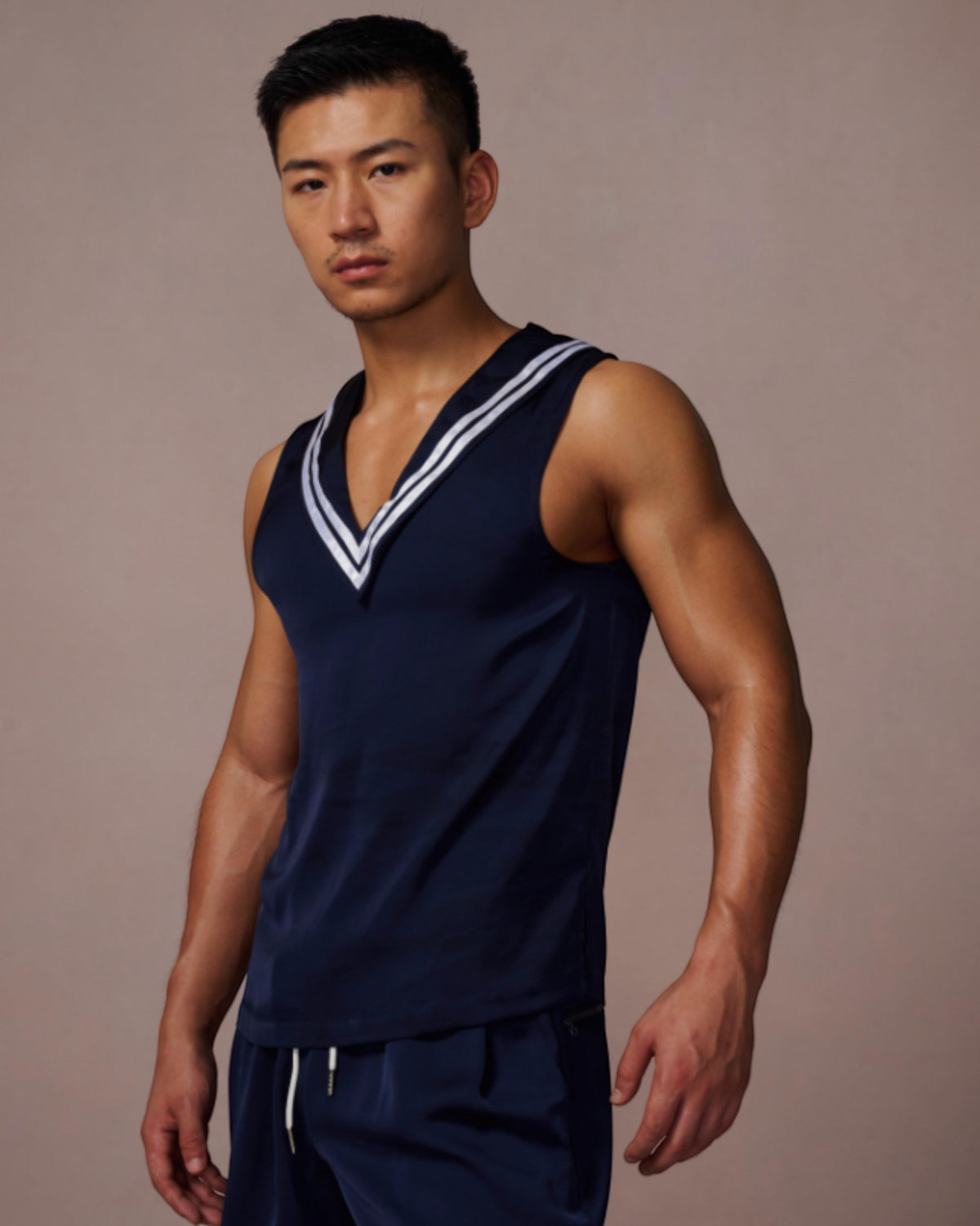 Claw Mark Sailor Tank Top