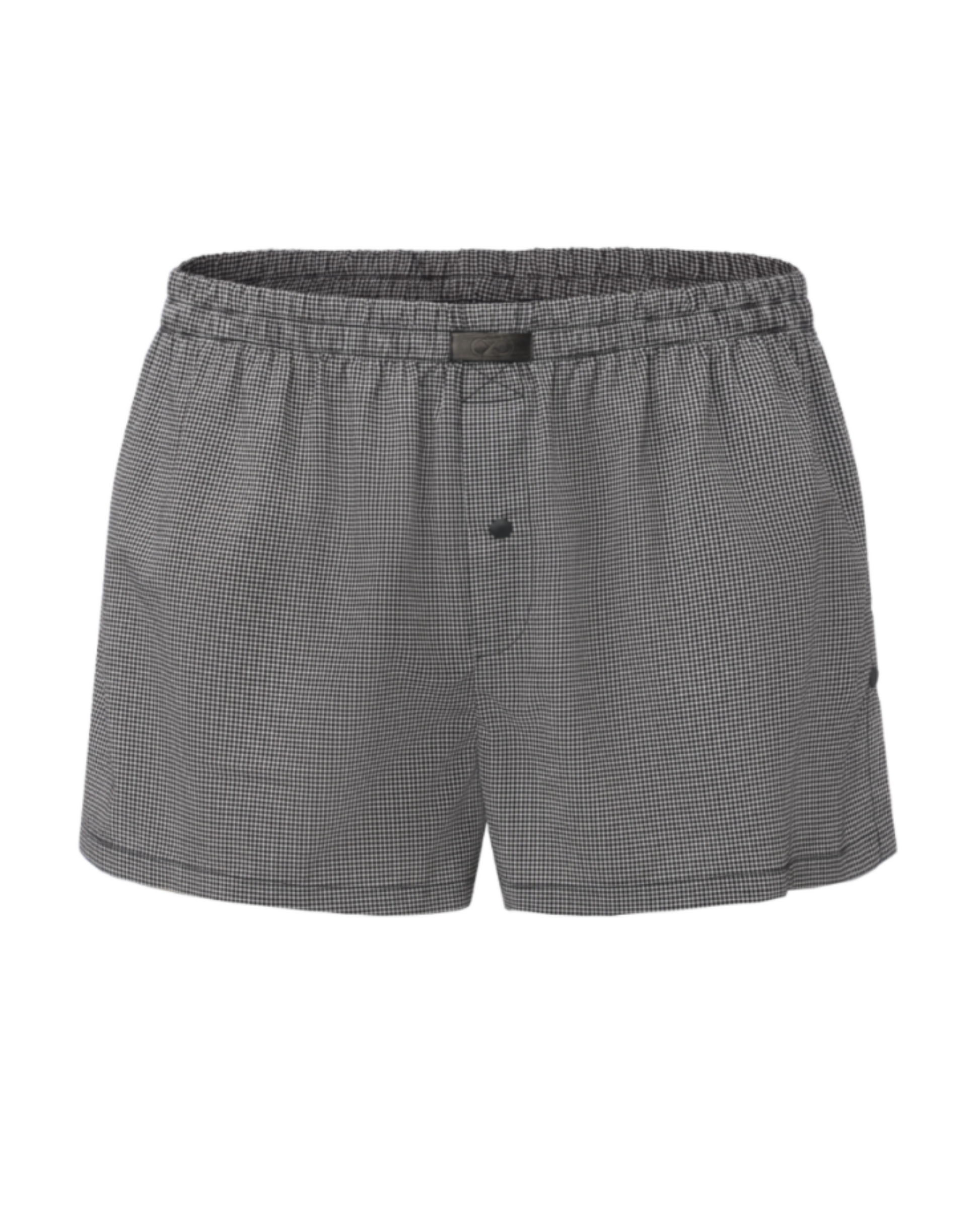 BSZN Play-Buckle Button-Open Lounge Shorts, front product view