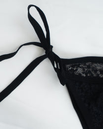 Lace-Up Sheer Brief, alternate product view 6