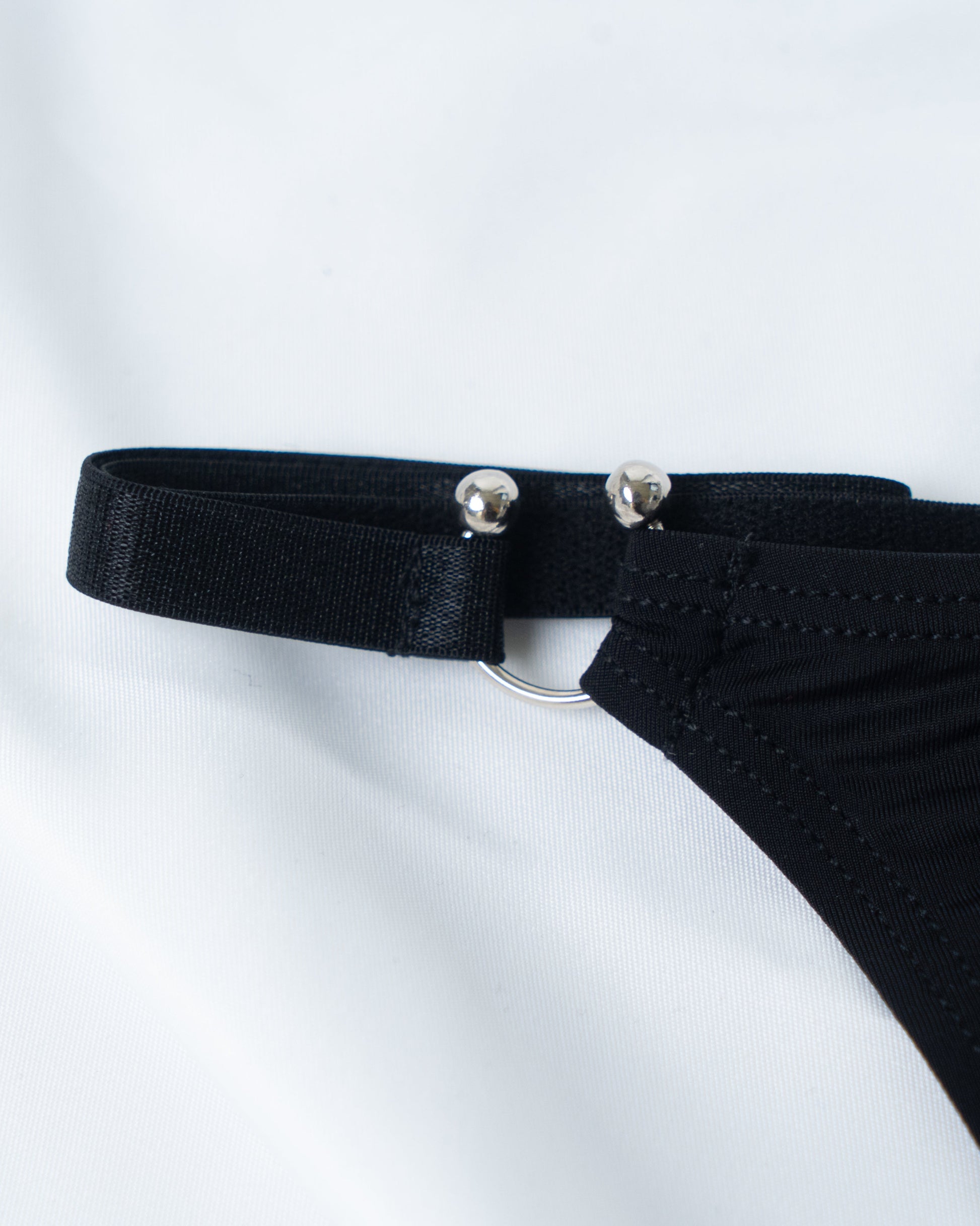 Metal Ring Sheer Thong, alternate product view 6