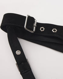 Flocked Leopard Harness Jockstrap, alternate product view 5