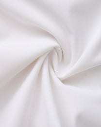 BSZN Sailor Foldover-Waist Brief, smooth white stretch-fabric close-up