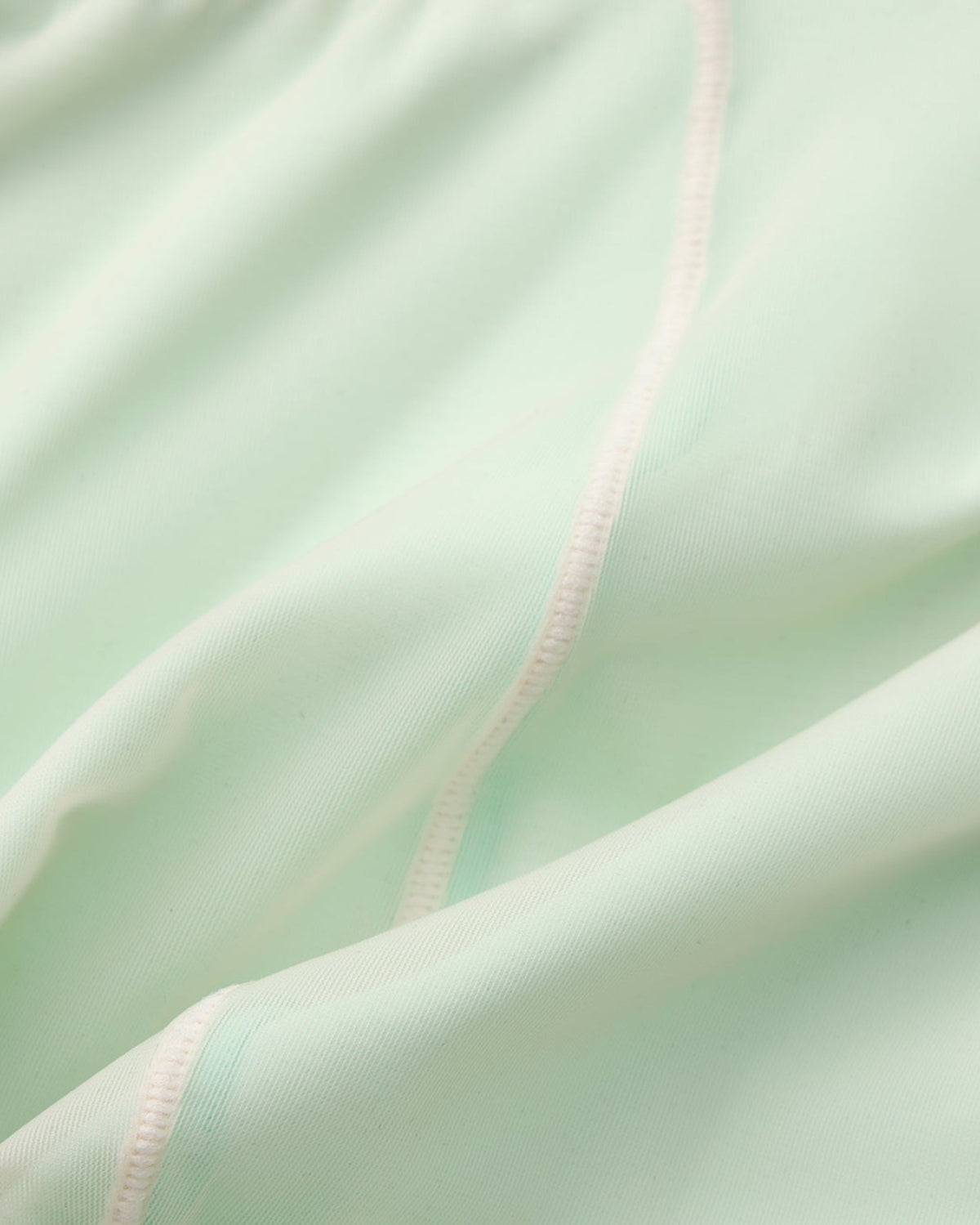 BSZN Wave Palette Double-Strap Jockstrap — Mint green lining close-up.