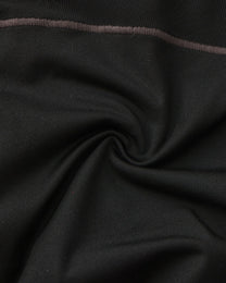 Close-up of smooth black stretch fabric