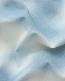 BSZN Dappled Print Swim Brief — Blue dappled print close-up.