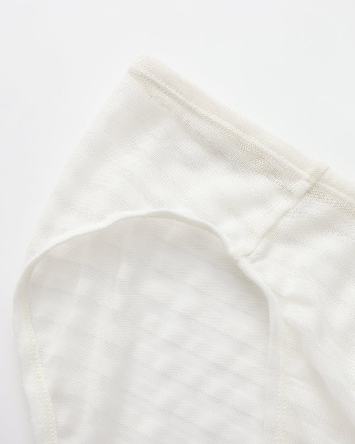 Ruched Sheer Stripe Brief