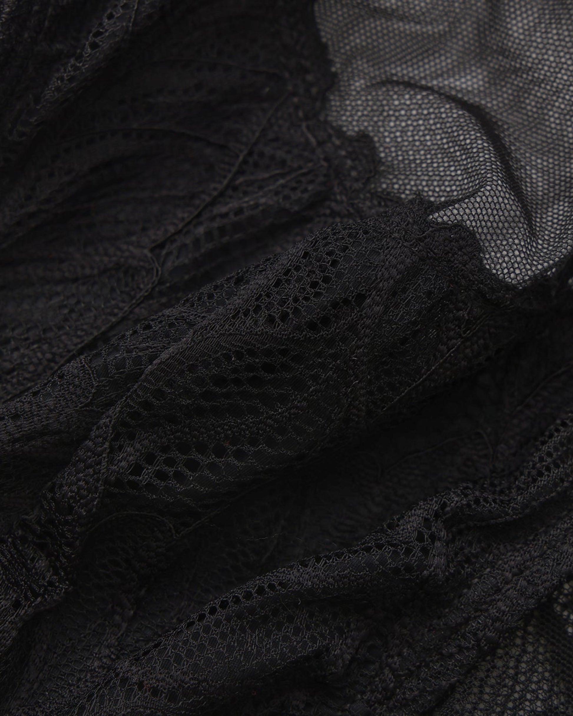 Layered Lace Mesh Brief, alternate product view 7