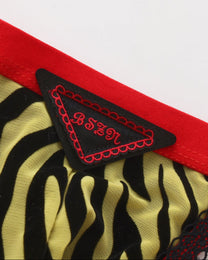 BSZN Beastprint Contrast-Ruffle Thong, alternate product view 13