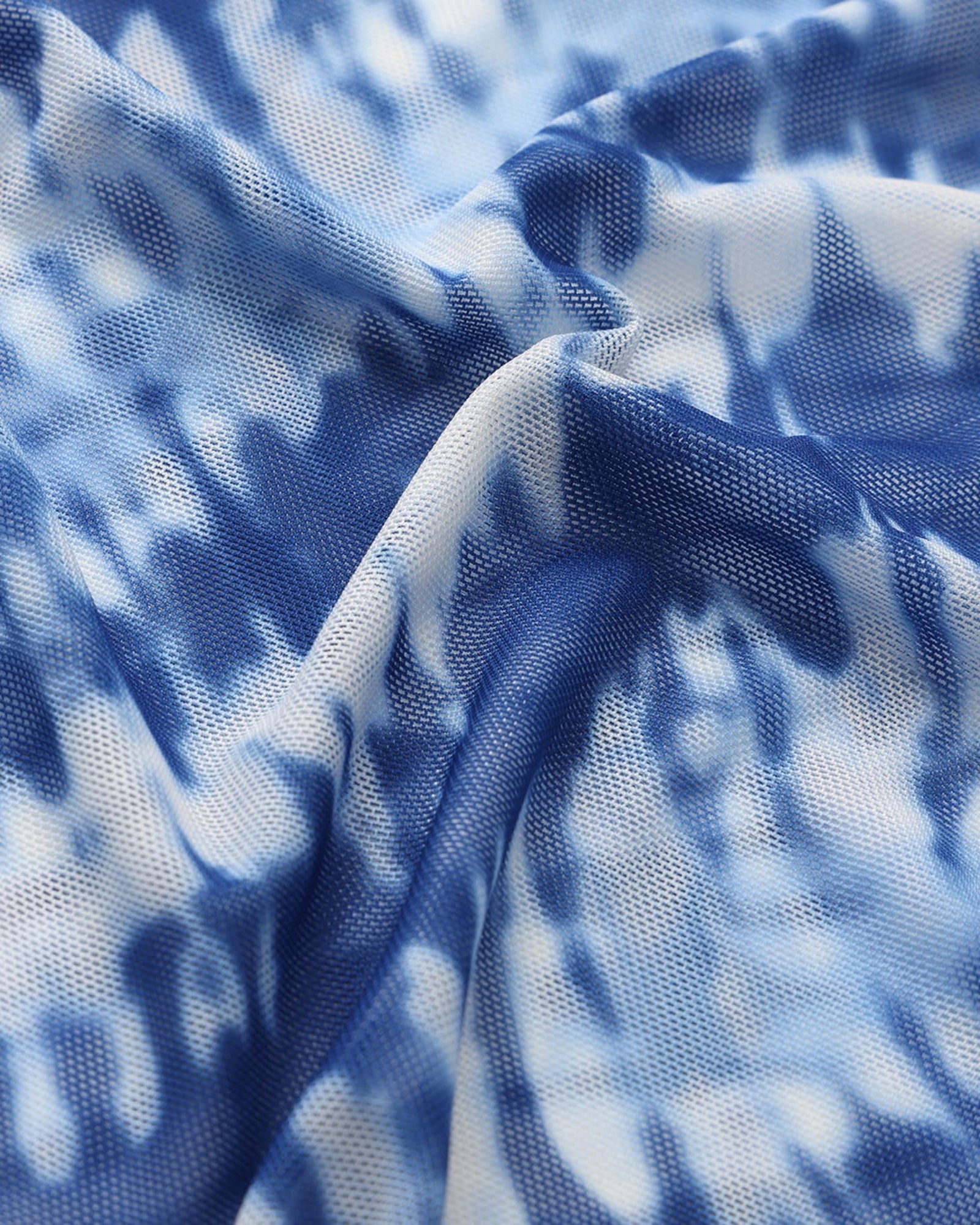 Tidal Trace Graphic Mesh Long Sleeve Top - product view 9